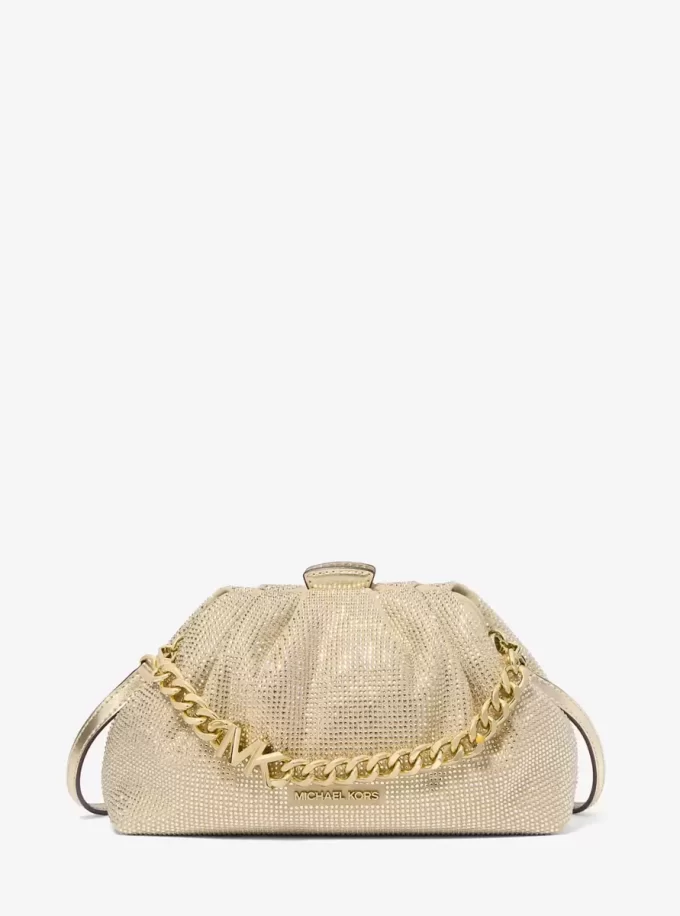 Nola Small Embellished Metallic Crossbody Bag Nola Small Embellished Metallic Crossbody Bag