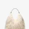 Nolita Large Faux Shearling Hobo Shoulder Bag