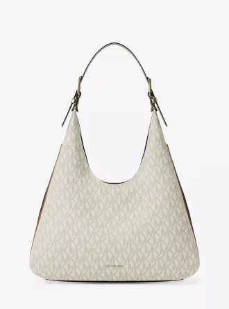Nolita Large Signature Logo Hobo Shoulder Bag