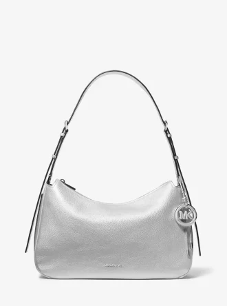 Nolita Medium Metallic Pebbled Leather Shoulder Bag Nolita Medium Metallic Pebbled Leather Shoulder Bag
