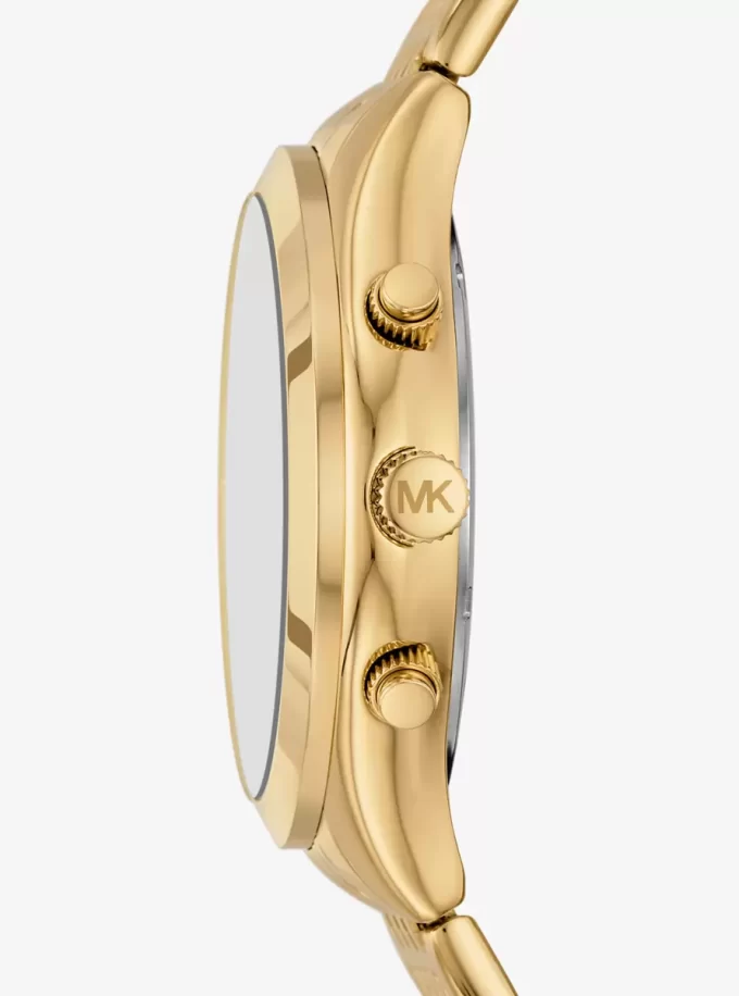 Oversized Aspyn Gold-Tone Watch
