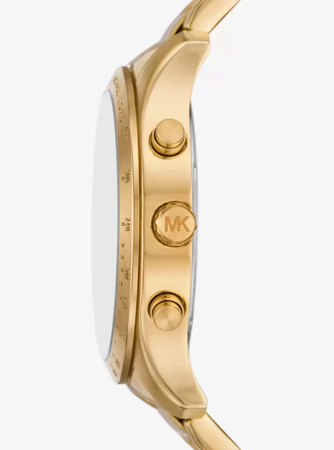 Oversized Berkley Gold-Tone Watch Oversized Berkley Gold-Tone Watch