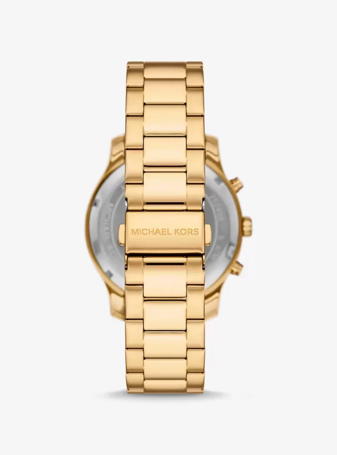 Oversized Berkley Gold-Tone Watch Oversized Berkley Gold-Tone Watch