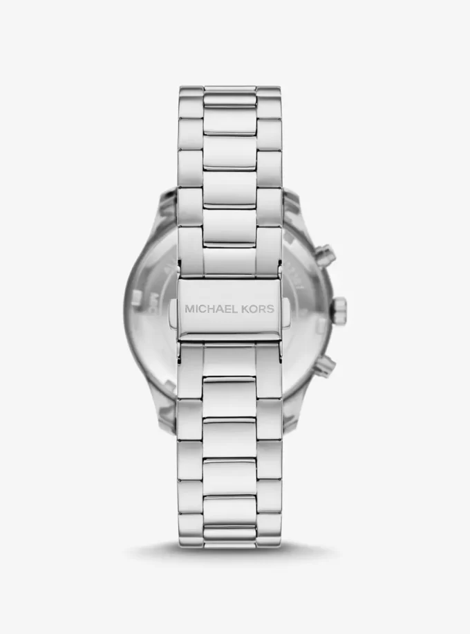 Oversized Berkley Silver-Tone Watch Oversized Berkley Silver-Tone Watch