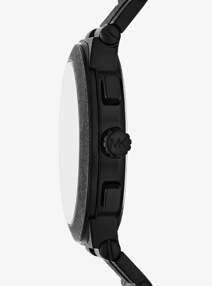 Oversized Billie Frosted Black-Tone Watch Oversized Billie Frosted Black-Tone Watch