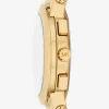 Oversized Billie Frosted Gold-Tone Watch Oversized Billie Frosted Gold-Tone Watch