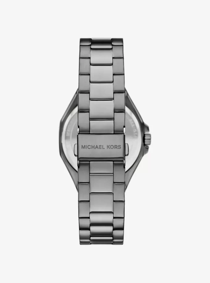 Oversized Callum Gunmetal-Tone Watch and Jewelry Gift Set Oversized Callum Gunmetal-Tone Watch and Jewelry Gift Set