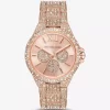 Oversized Camille Pavé Rose Gold-Tone Watch Oversized Camille Pavé Rose Gold-Tone Watch