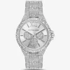 Oversized Camille Pavé Silver-Tone Watch Oversized Camille Pavé Silver-Tone Watch