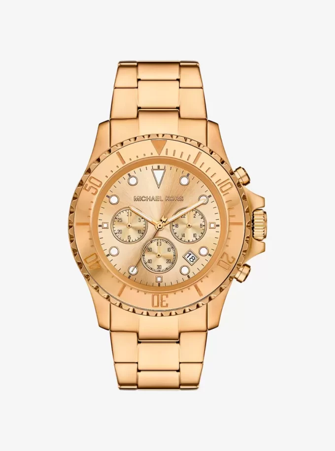 Oversized Everest Gold-Tone Watch Oversized Everest Gold-Tone Watch