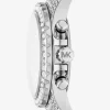 Oversized Everest Pavé Silver-Tone Watch Oversized Everest Pavé Silver-Tone Watch