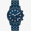 Oversized Hutton Blue-Tone Watch Oversized Hutton Blue-Tone Watch