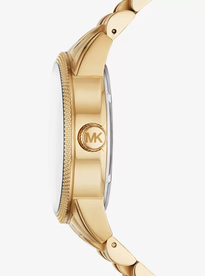 Oversized Hutton Gold-Tone Watch Oversized Hutton Gold-Tone Watch