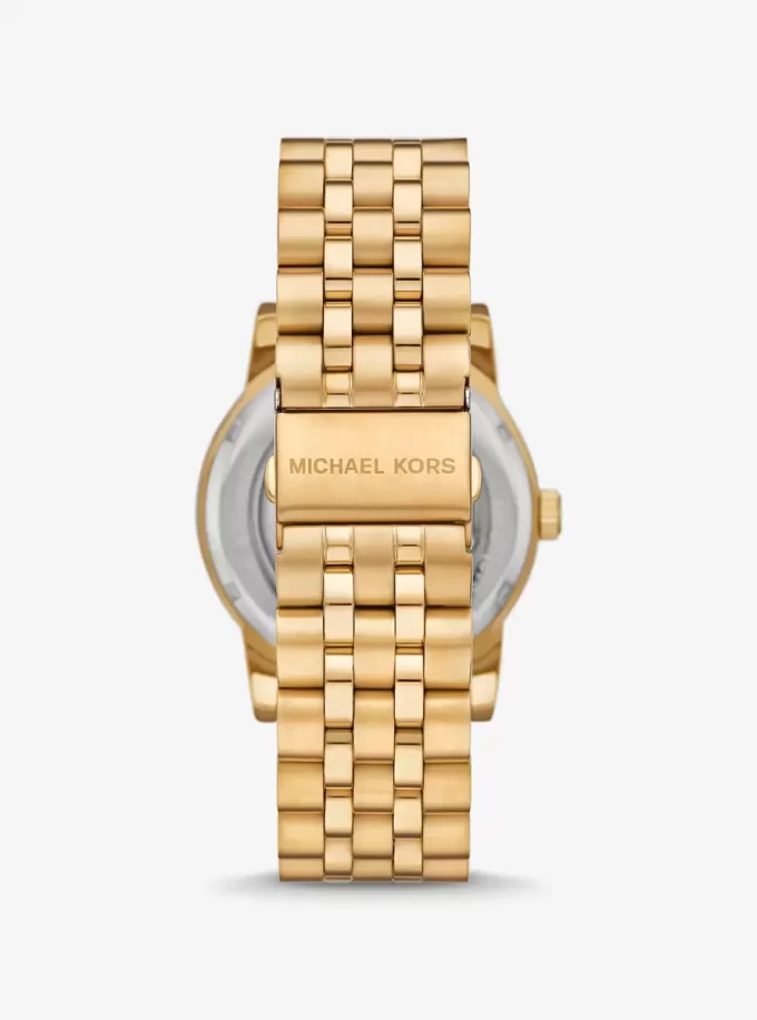 Oversized Hutton Gold-Tone Watch Oversized Hutton Gold-Tone Watch