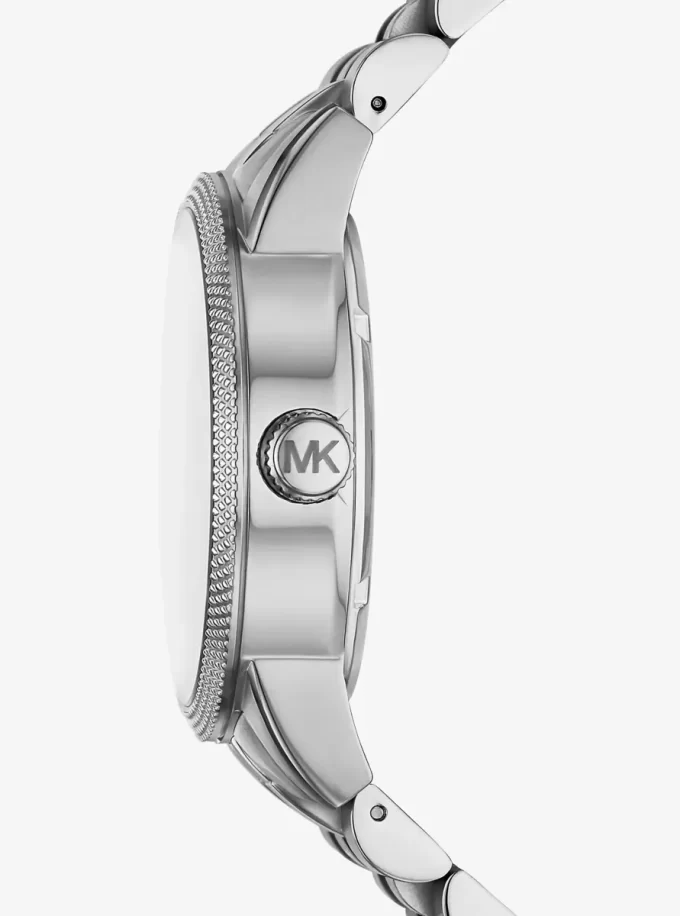Oversized Hutton Silver-Tone Watch Oversized Hutton Silver-Tone Watch