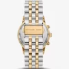Oversized Hutton Two-Tone Watch Oversized Hutton Two-Tone Watch