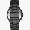 Oversized Lennox Black-Tone Watch Oversized Lennox Black-Tone Watch
