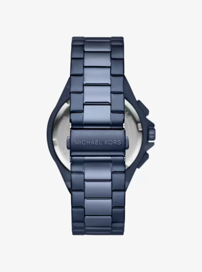 Oversized Lennox Blue-Tone Watch Oversized Lennox Blue-Tone Watch