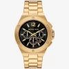 Oversized Lennox Gold-Tone Watch Oversized Lennox Gold-Tone Watch
