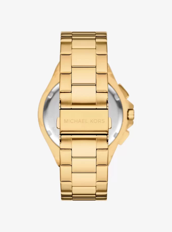 Oversized Lennox Gold-Tone Watch Oversized Lennox Gold-Tone Watch