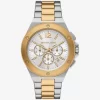 Oversized Lennox Two-Tone Watch Oversized Lennox Two-Tone Watch