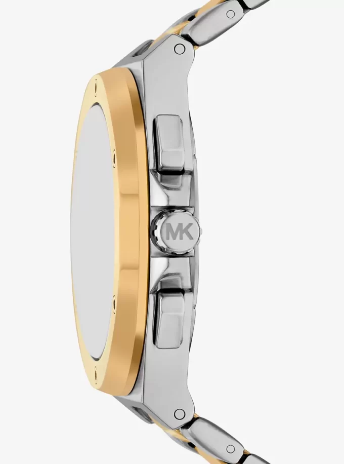 Oversized Lennox Two-Tone Watch Oversized Lennox Two-Tone Watch