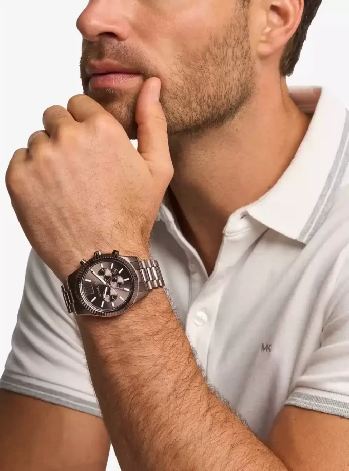 Oversized Lexington Brown-Tone Watch Oversized Lexington Brown-Tone Watch