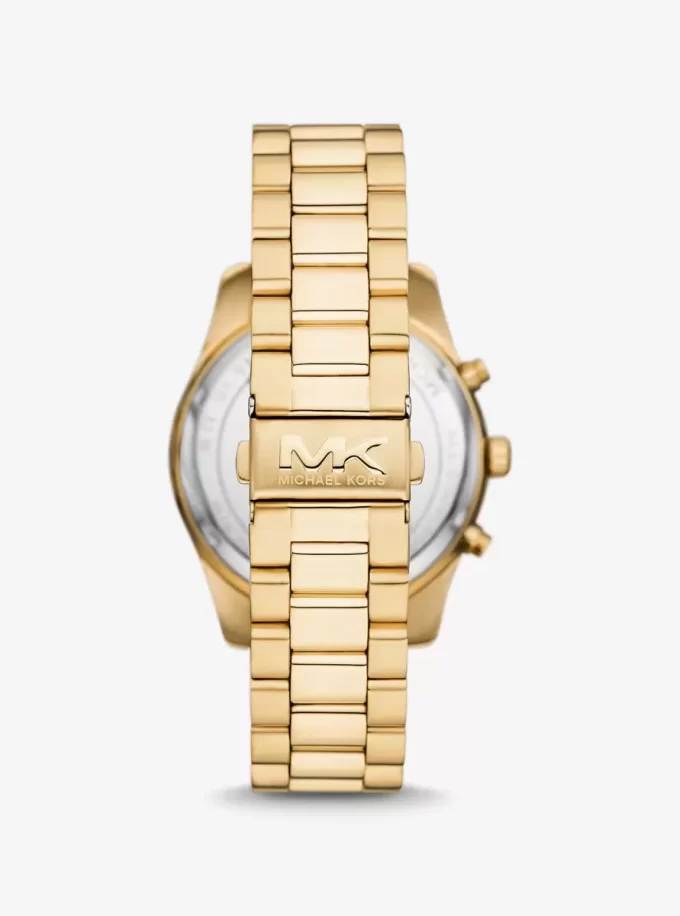 Oversized Lexington Gold-Tone Watch