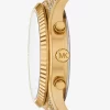 Oversized Lexington Pavé Gold-Tone Watch