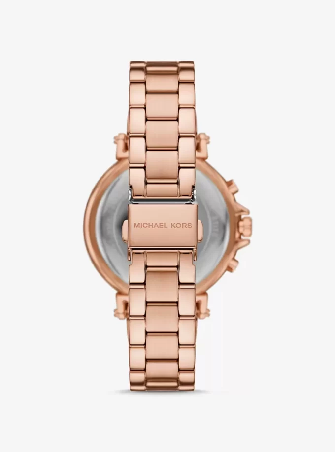 Oversized Maren Rose Gold-Tone Watch