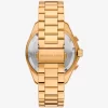 Oversized Maritime Gold-Tone Watch Oversized Maritime Gold-Tone Watch