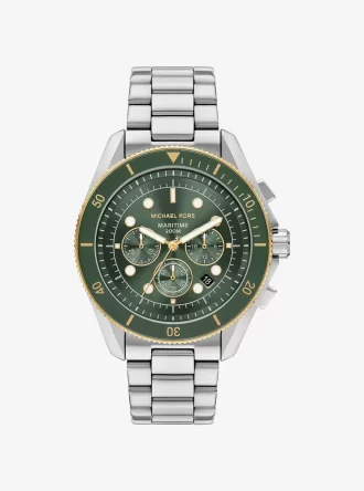 Oversized Maritime Two-Tone Watch