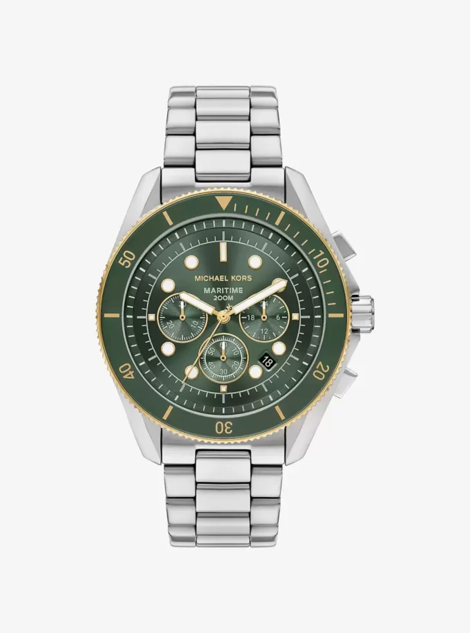 Oversized Maritime Two-Tone Watch Oversized Maritime Two-Tone Watch