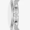 Oversized Panorama Silver-Tone Watch