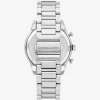 Oversized Panorama Silver-Tone Watch