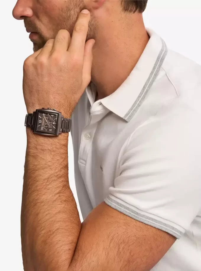 Oversized Rhys Brown-Tone Watch Oversized Rhys Brown-Tone Watch