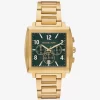 Oversized Rhys Gold-Tone Watch Oversized Rhys Gold-Tone Watch
