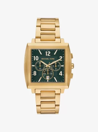 Oversized Rhys Gold-Tone Watch Oversized Rhys Gold-Tone Watch