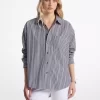 Oversized Striped Cotton Poplin Shirt Oversized Striped Cotton Poplin Shirt