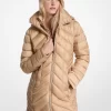 Packable Quilted Nylon Puffer Coat
