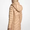 Packable Quilted Nylon Puffer Coat