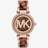 Parker Pavé Rose Gold-Tone and Acetate Watch Parker Pavé Rose Gold-Tone and Acetate Watch