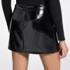 Patent Micro Mini Skirt