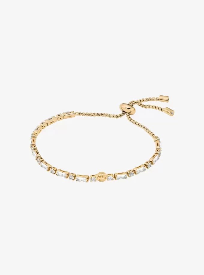 Pavé Baguette Slider Bracelet