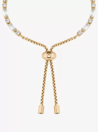 Pavé Baguette Slider Bracelet