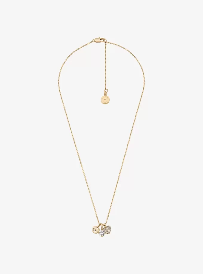 Pavé Charm Necklace