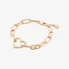 Pavé Heart Curb-Link Bracelet Pavé Heart Curb-Link Bracelet