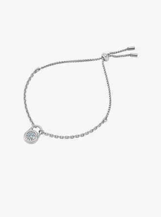 Pavé Lock Slider Bracelet