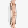 Pavé Rose Gold-Tone Watch