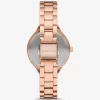 Pavé Rose Gold-Tone Watch